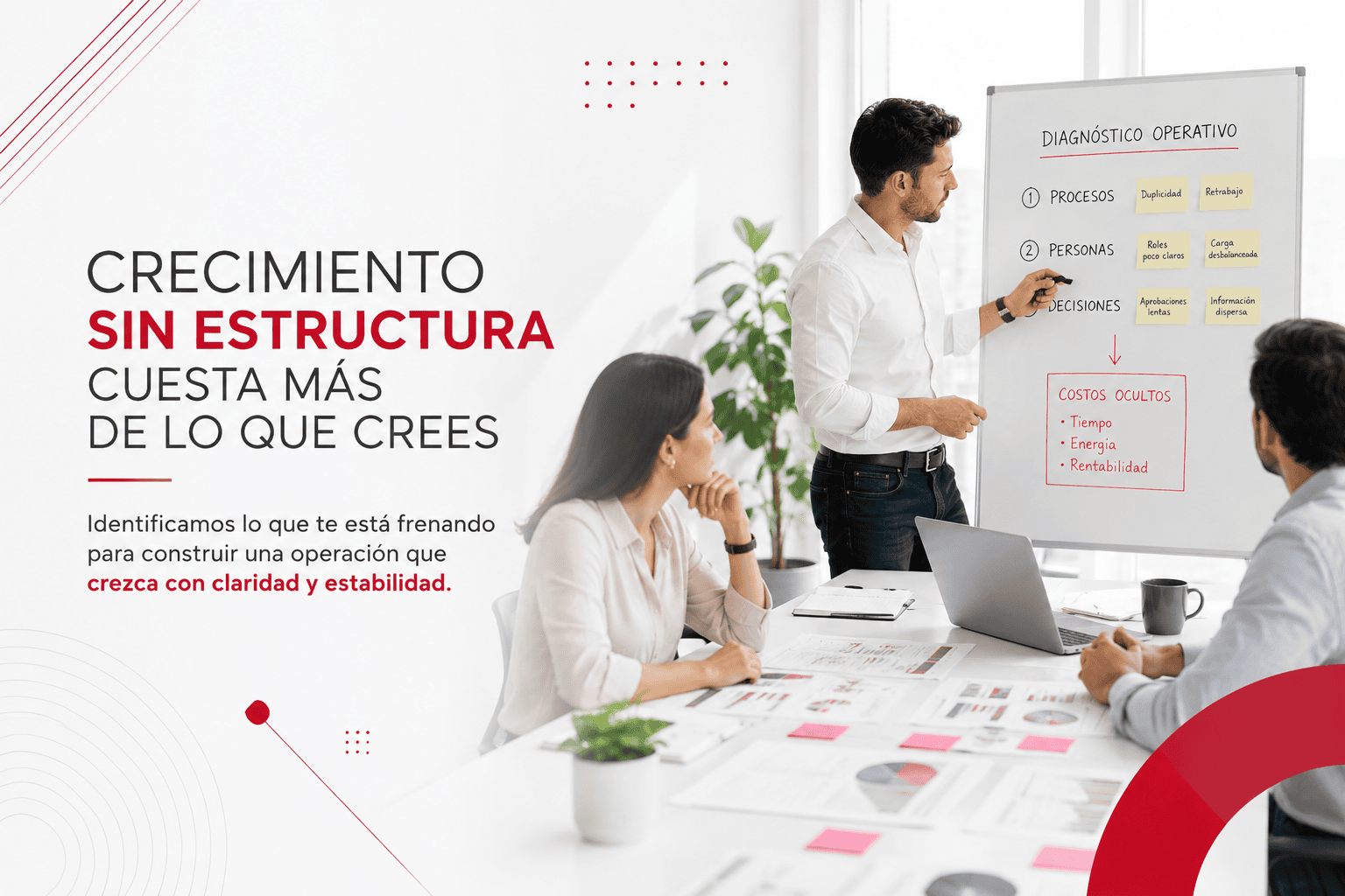 Creciendo pero desorganizado